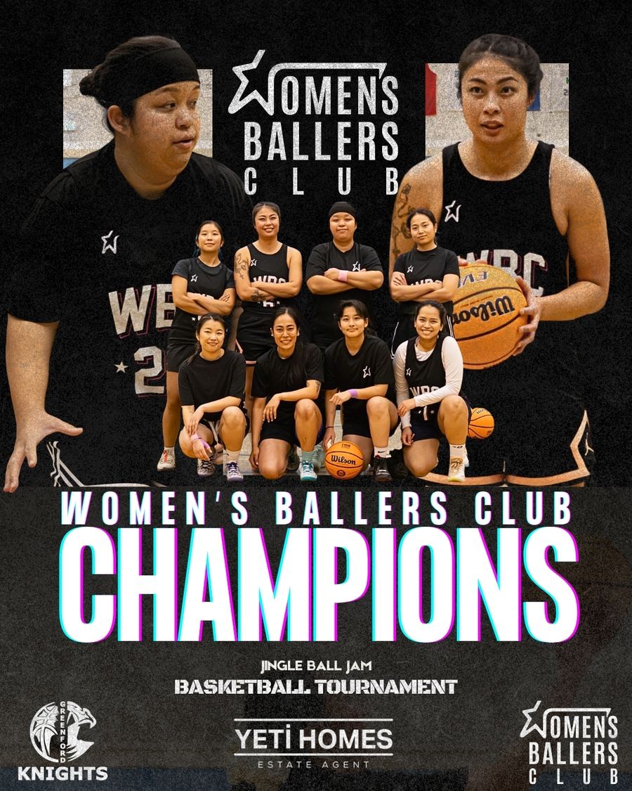Women's Ballers Club champions graphic